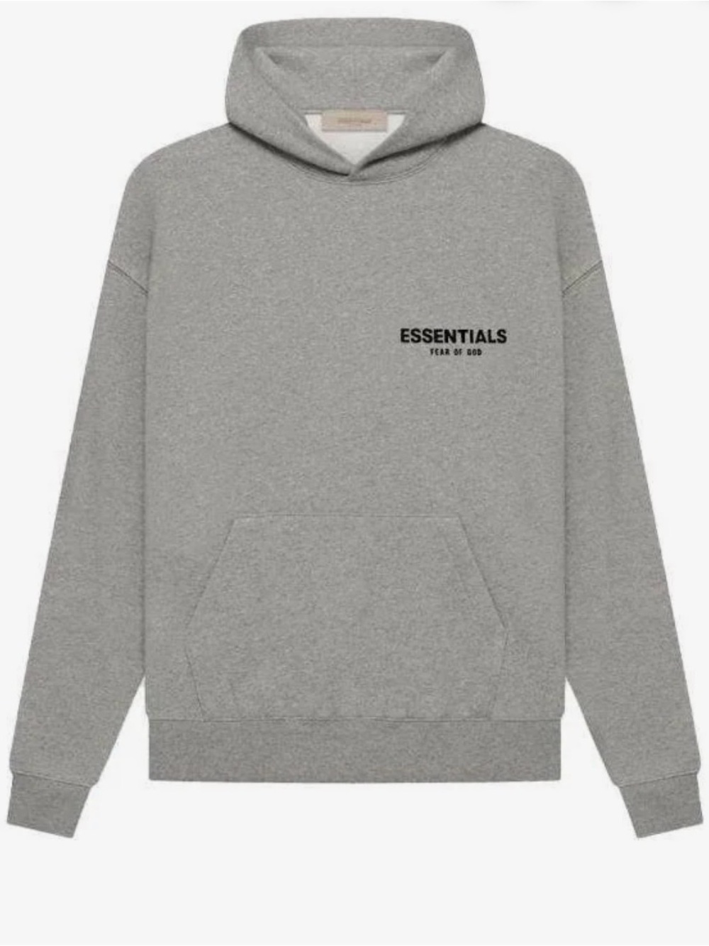 Fear of God ESSENTIALS hoodie Dark Oatmeal Large NWT